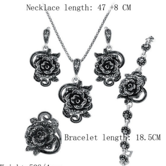 4Pcs/Set Vintage Jewelry Sets - Picture 8 of 8